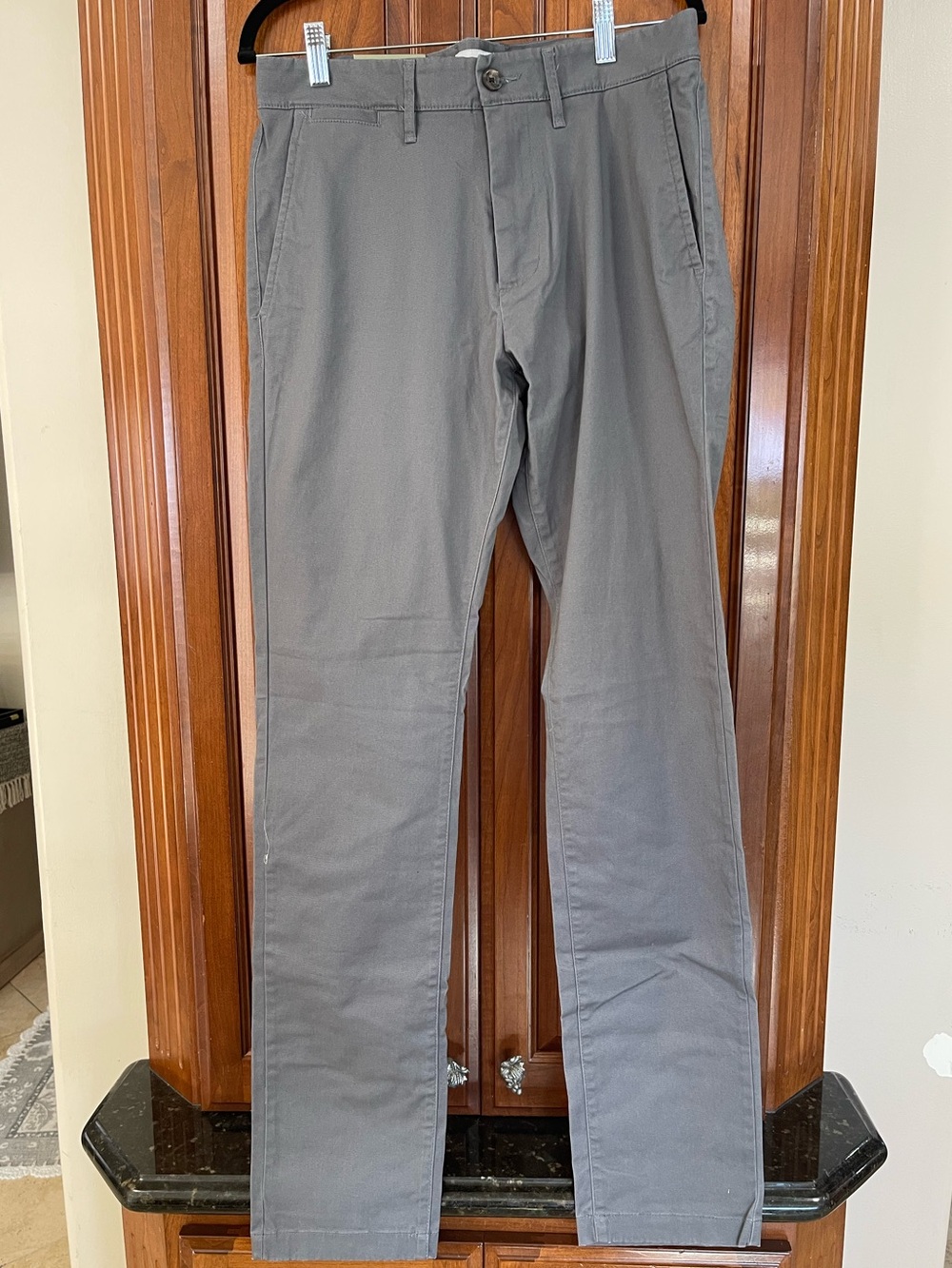 Goodfellow & Co Gray Straight-Leg Chino Pants